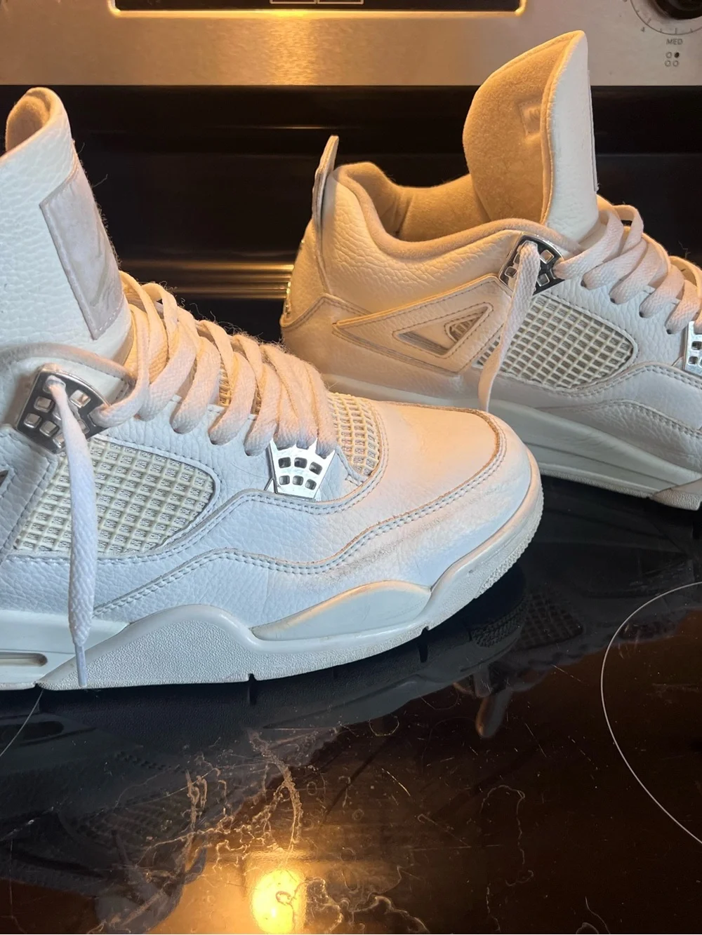 Jordan White Men’s Retro High-Top Sneakers